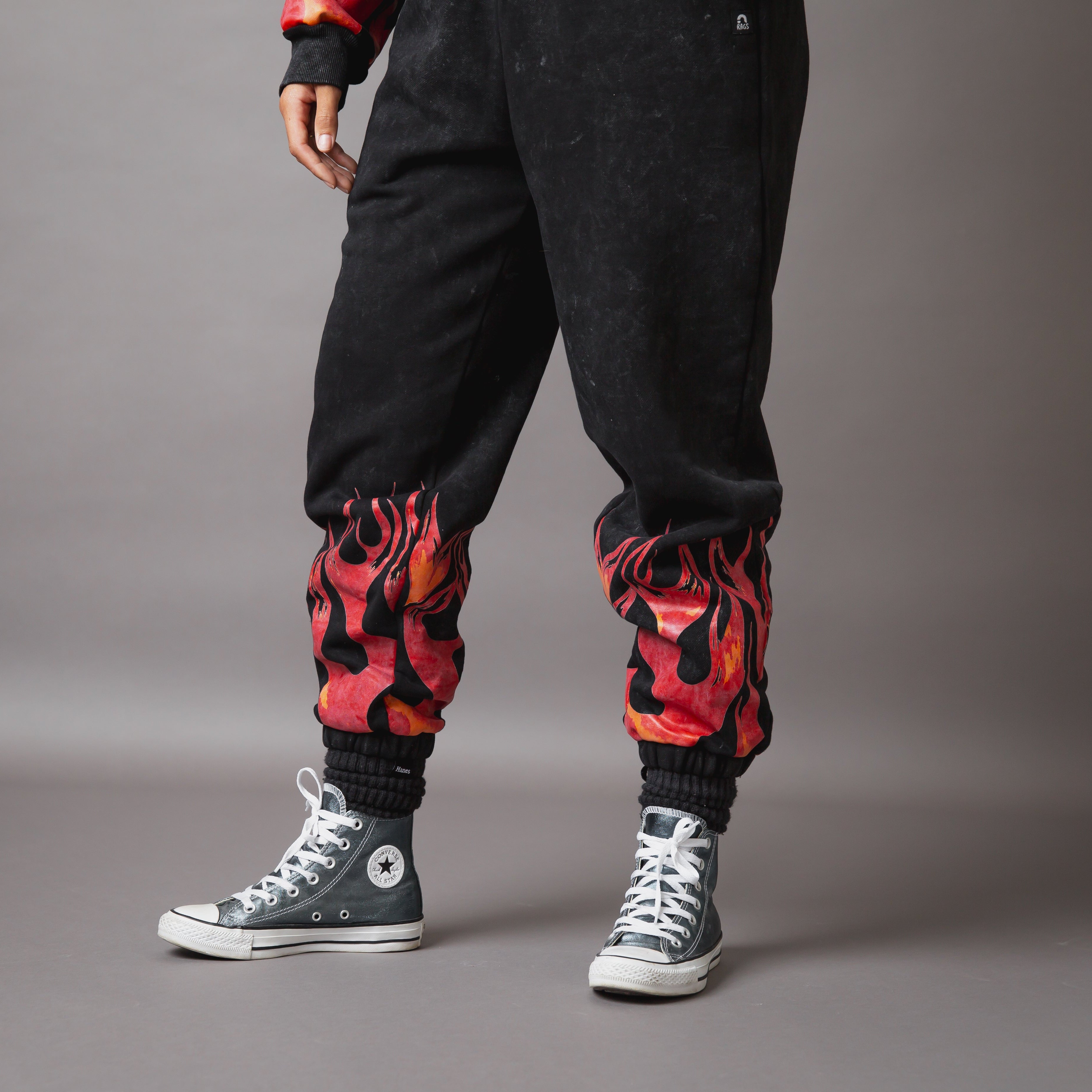 Adult Unisex Joggers - Flames
