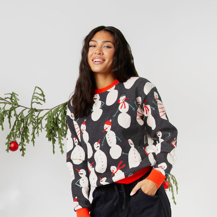 Adult Unisex Crewneck - Snowmen
