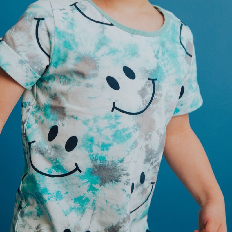 Rag Romper - Smiley Tie Dye